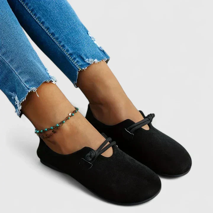 Loafers for Women | Strap Detail Round Toe