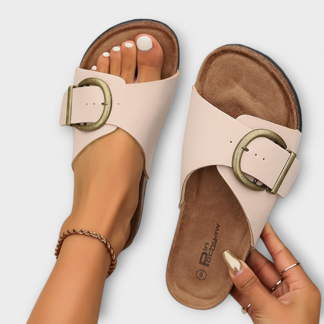 Sandals For Women | Buckle Slide Open Toe