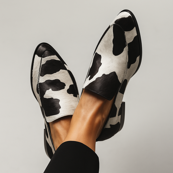 Loafers for Women | Animal Pattern Low Cut