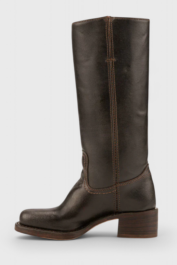 Boots For Women | Knee-High Rounded Front