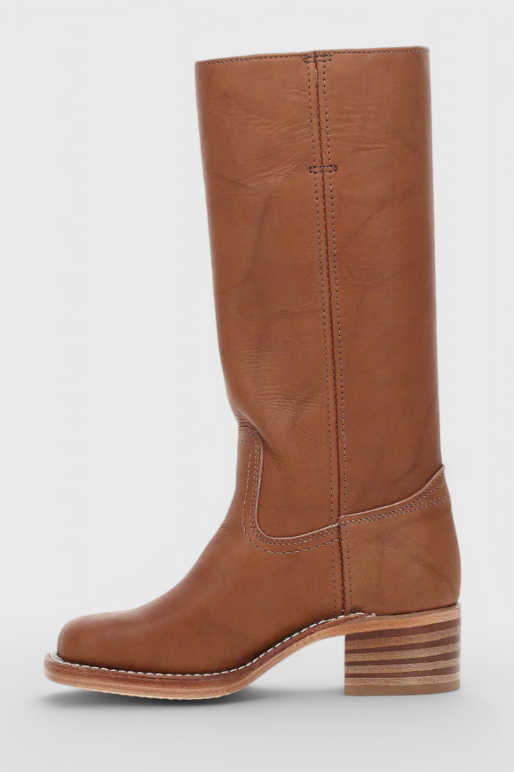 Boots For Women | Knee-High Rounded Front