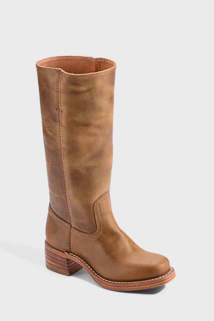 Boots For Women | Knee-High Rounded Front