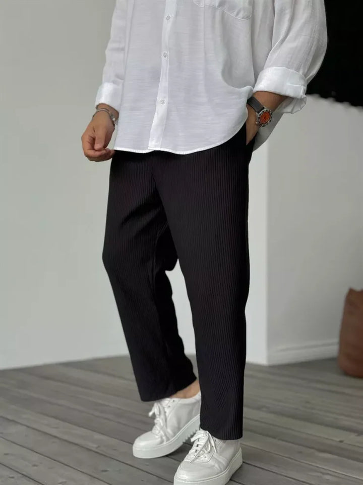 Men's Trousers | Ribbed Elastic