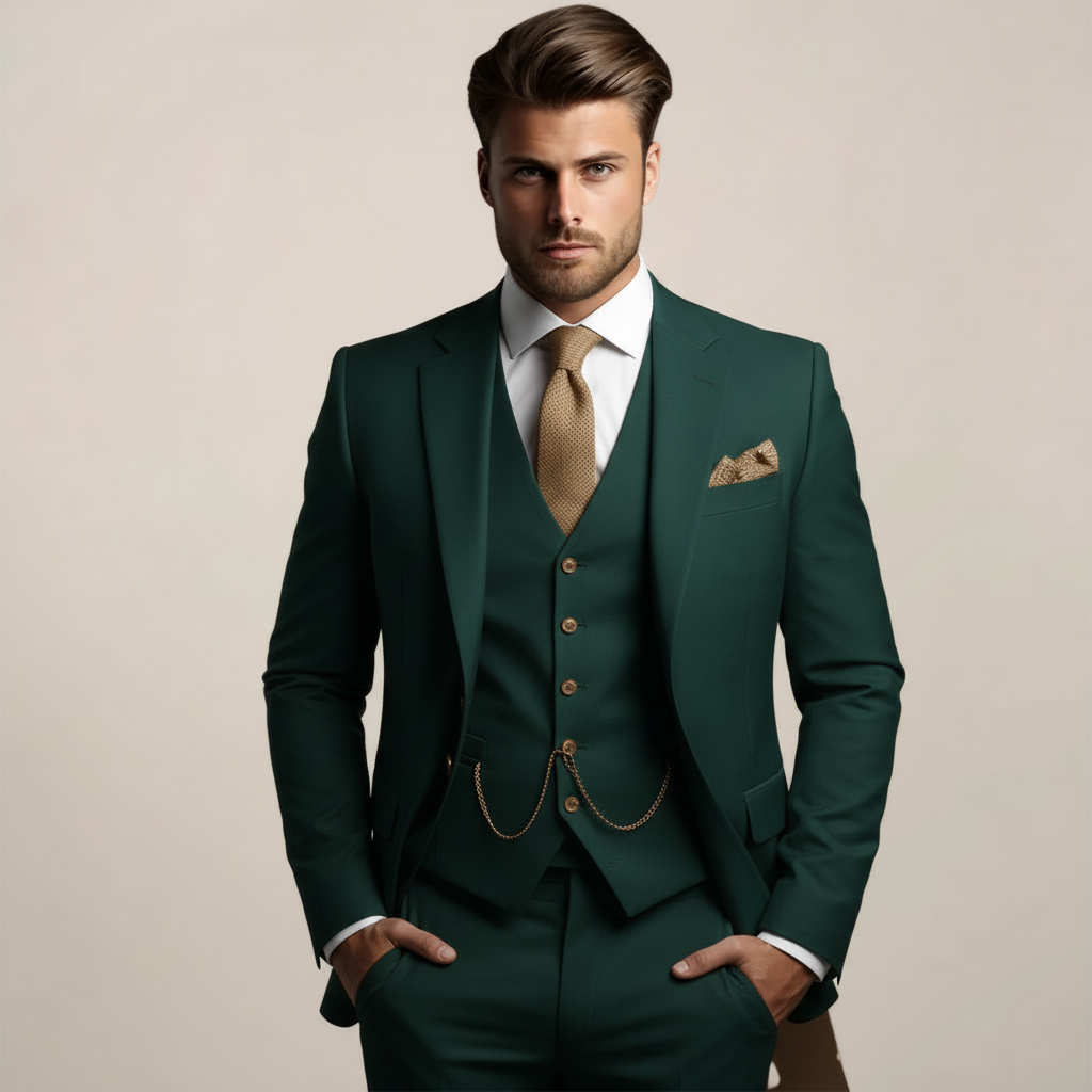 Cedric | Men's Formal Three-Piece Suit