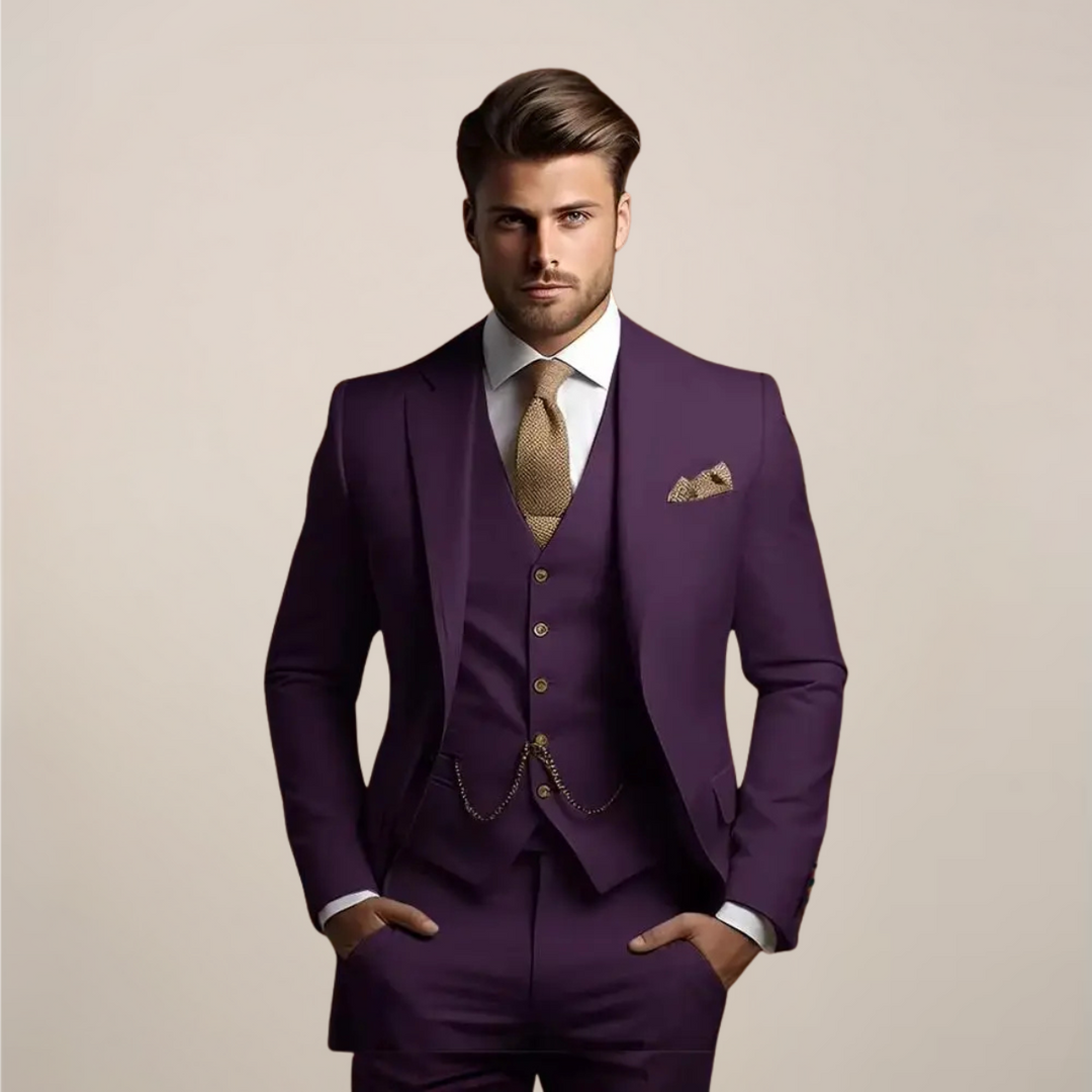 Cedric | Men's Formal Three-Piece Suit
