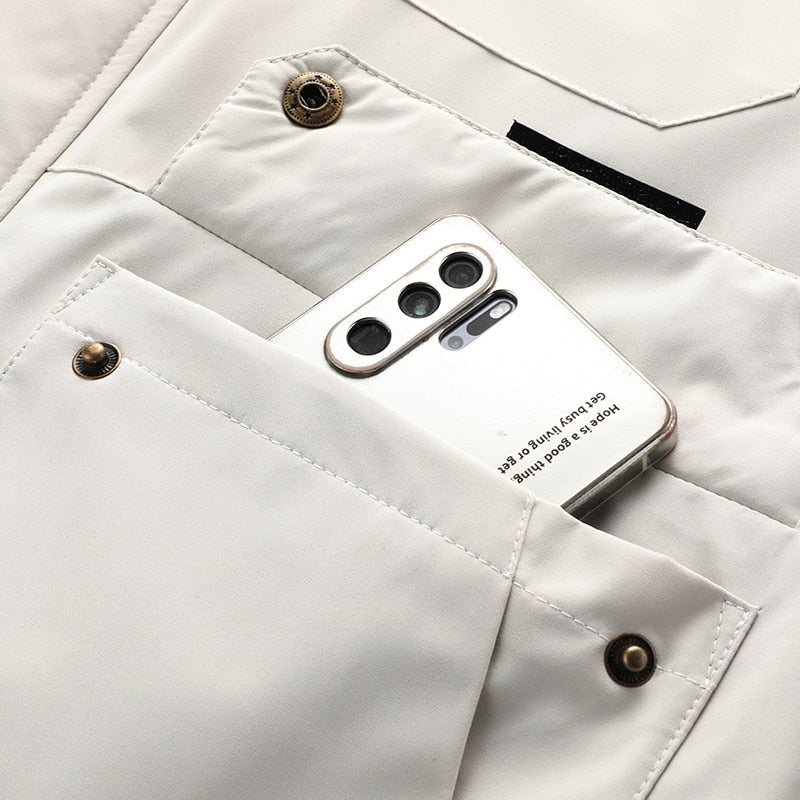 Men's Winter Jacket | Hooded and Multiple Pockets