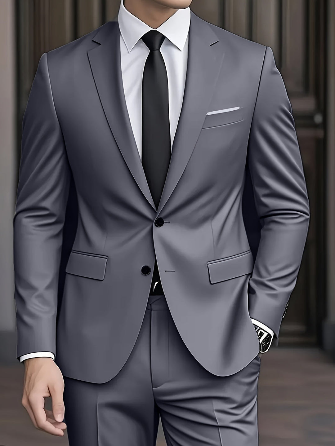 Men’s Two-Piece Suit | Single Breasted Notch Lapel