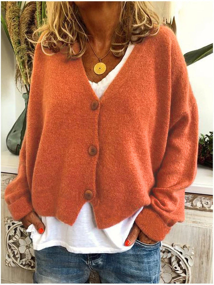Women’s Cardigan | V-Neckline Button Front Closure
