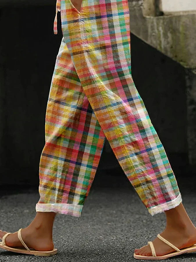 Women’s Pants | Plaid Leg