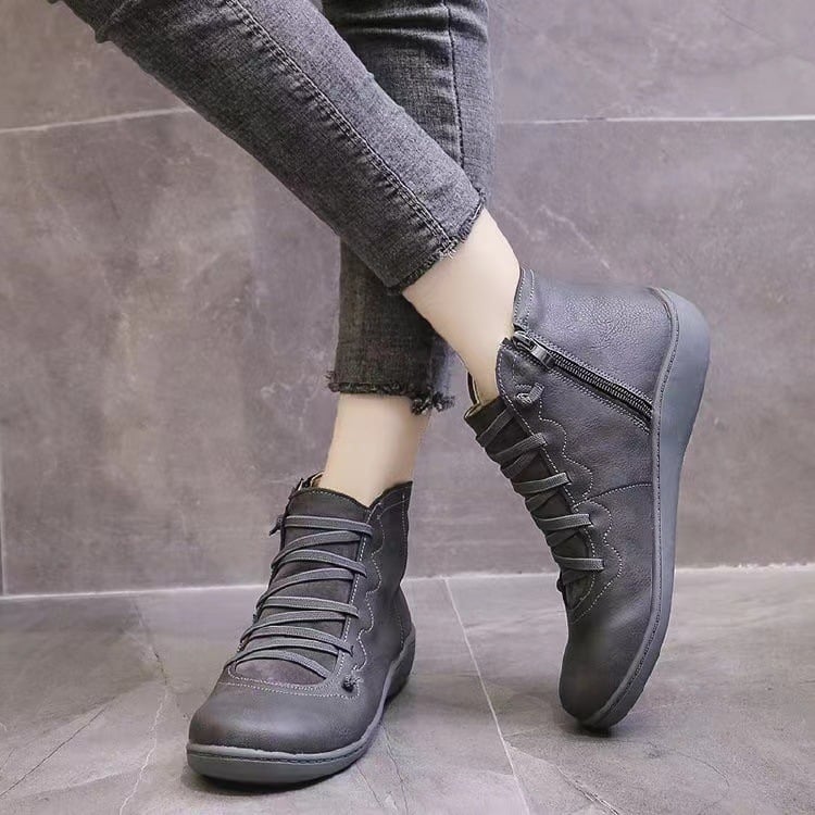 Boots for Women | Side Zipper Ankle Cut