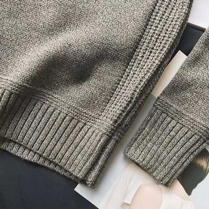 Men’s Sweater | Crew Neck Elbow Patch