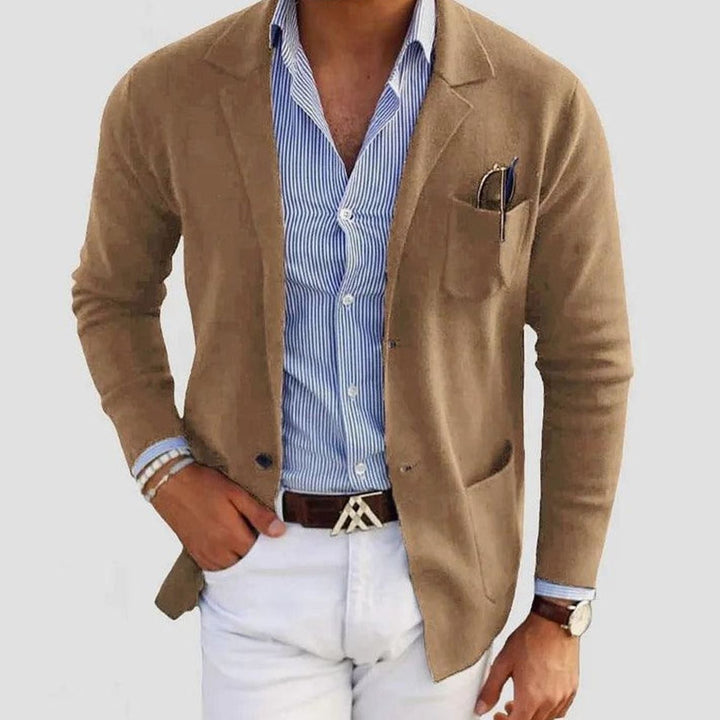 Douglas | Men's Slim Fit Blazer Notch Lapel Button-Front Sport Coat