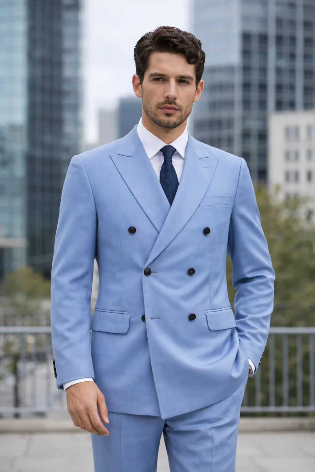 Dudley | Double-Breasted Tailored Suit