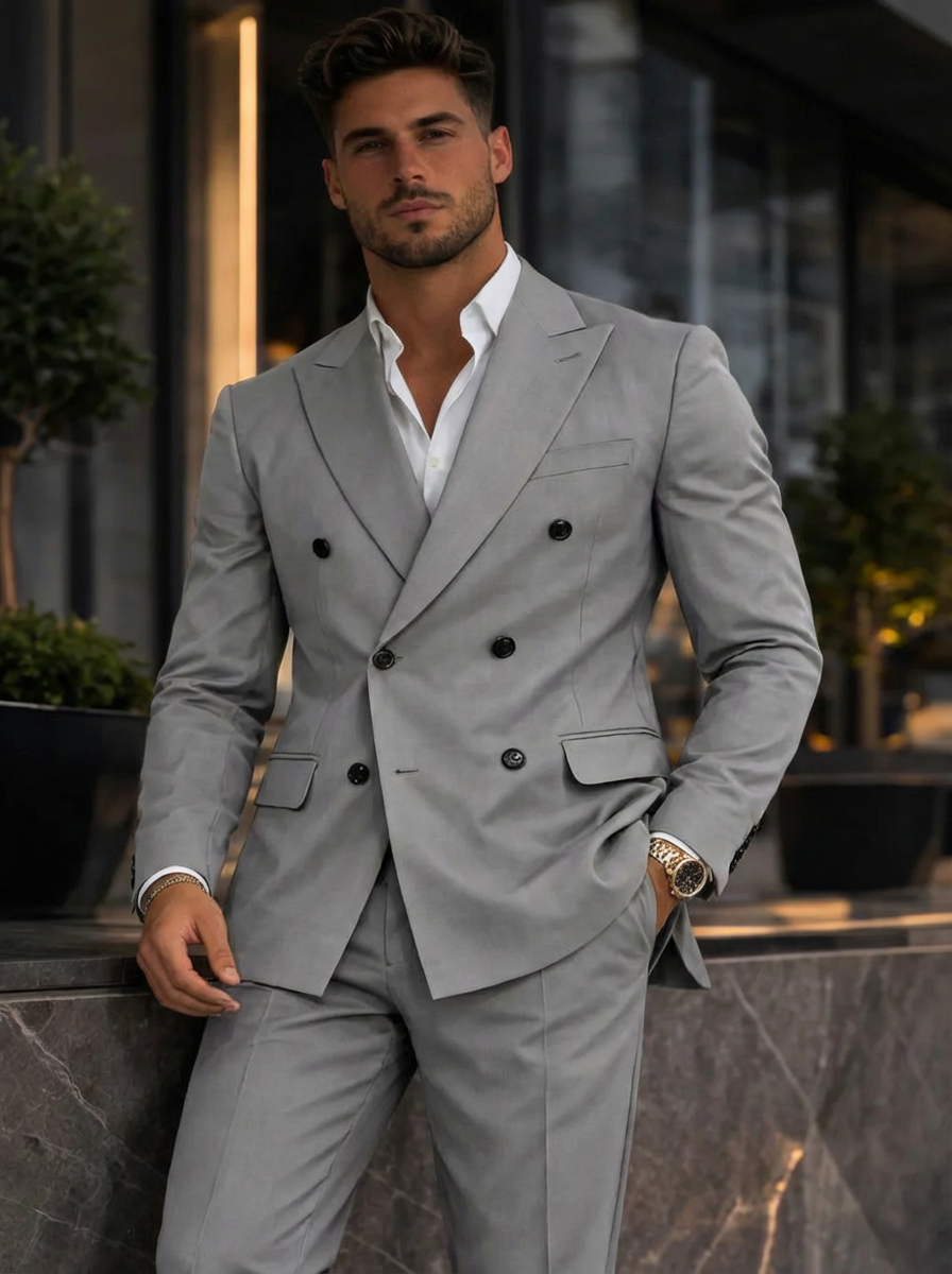 Dudley | Double-Breasted Tailored Suit