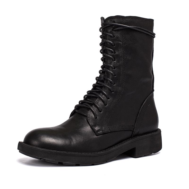 Boots For Women | Textured Sole Lace Up