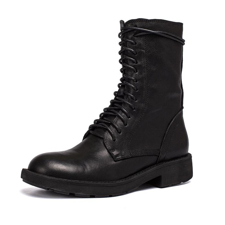 Boots For Women | Textured Sole Lace Up