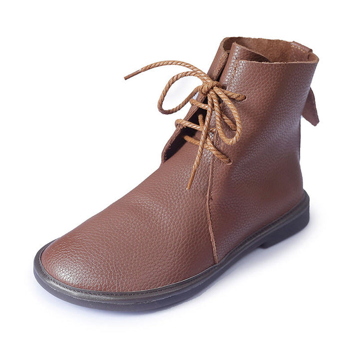 Boots For Women | Lace-Up Flat Sole