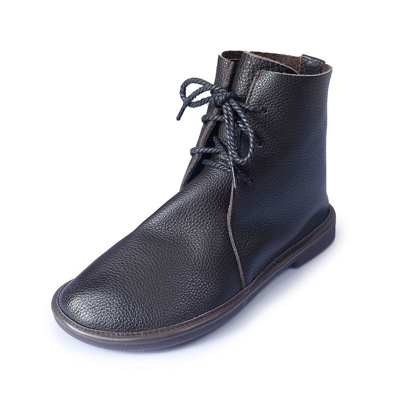 Boots For Women | Lace-Up Flat Sole