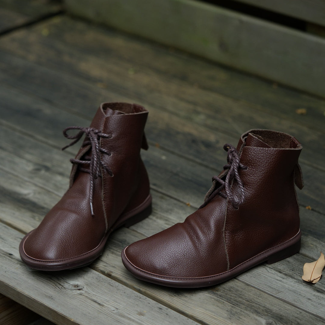 Boots For Women | Lace-Up Flat Sole