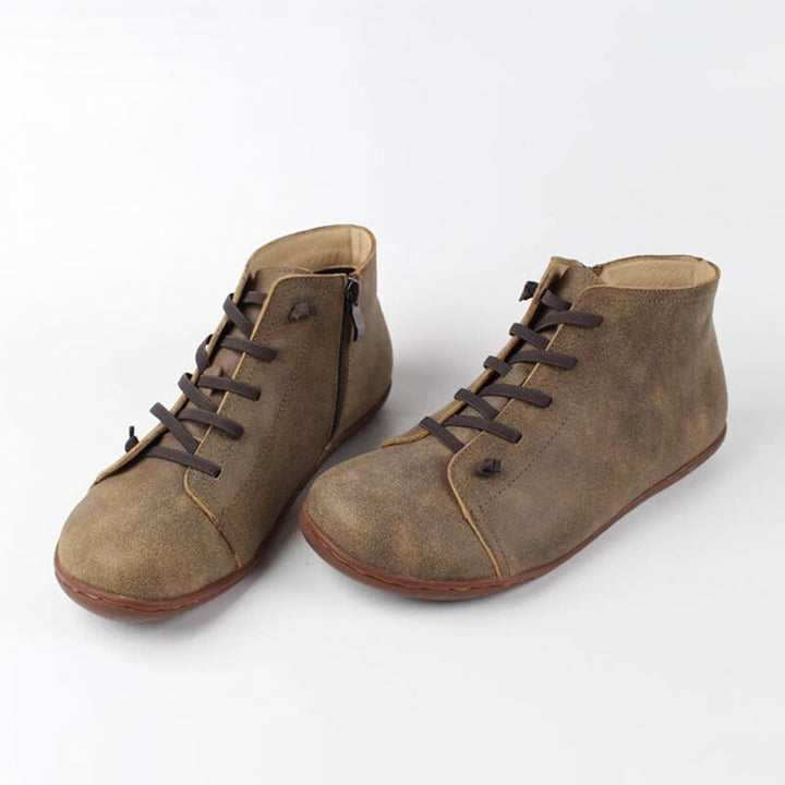 Boots for Women | Side Zipper Flat