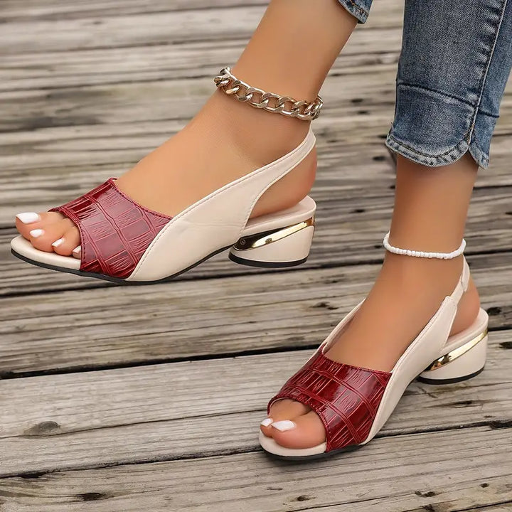 Sandals For Women | Wide Front Strap Slingback