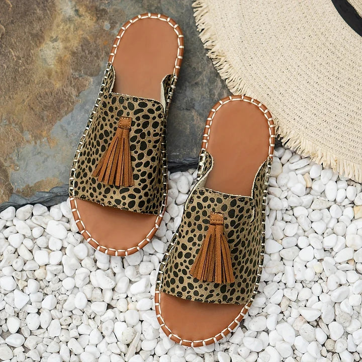 Sandals For Women | Open Toe Patterned Slide