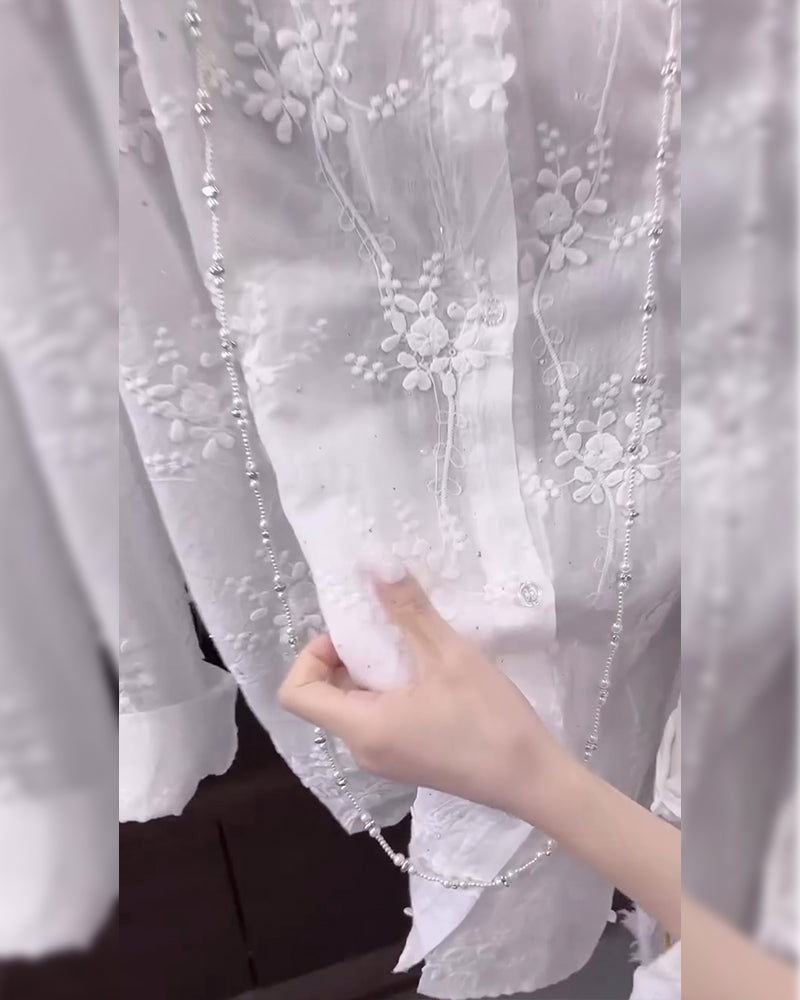 Women's Blouse | Embroidered Floral