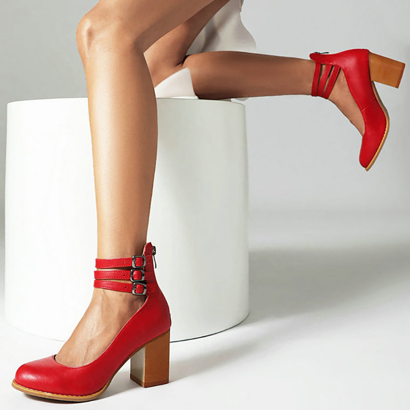Heels For Women | Adjustable Buckle Closure