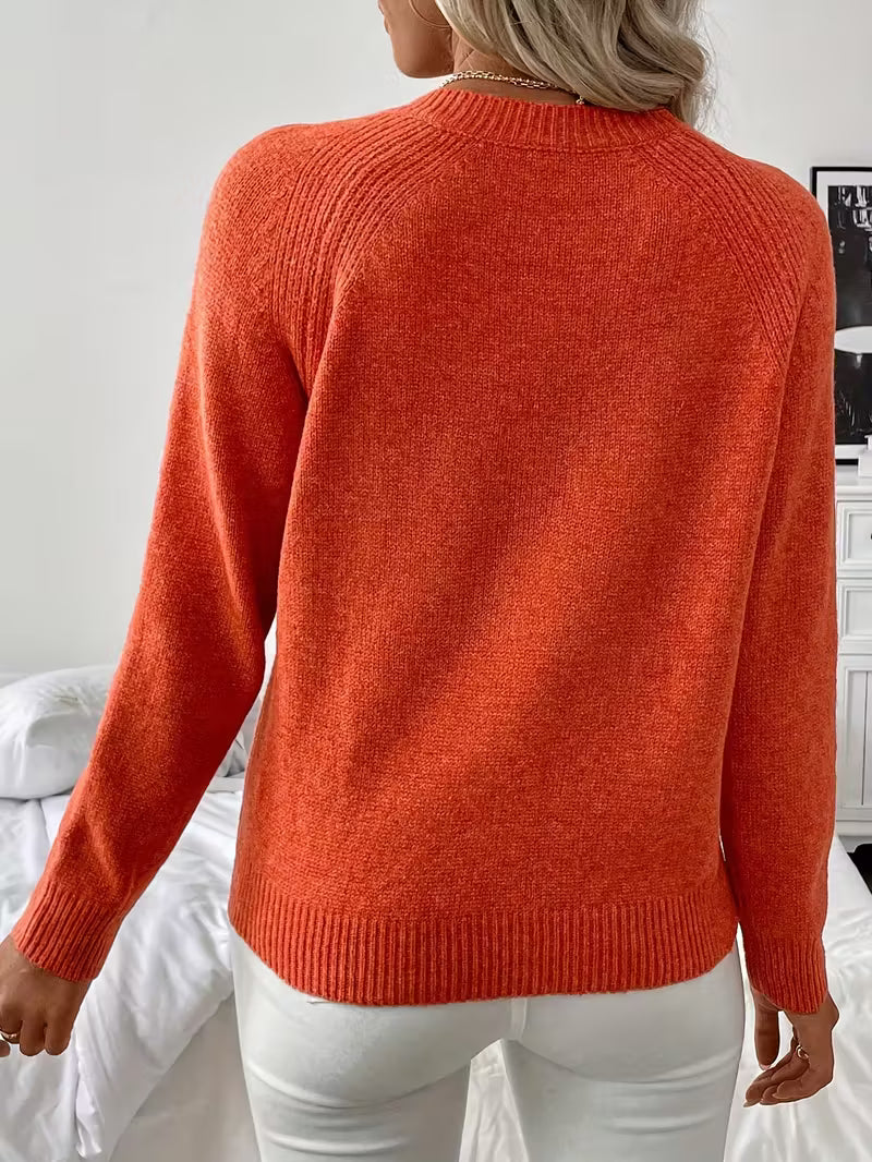 Women’s Sweater | Shoulder Button Detail