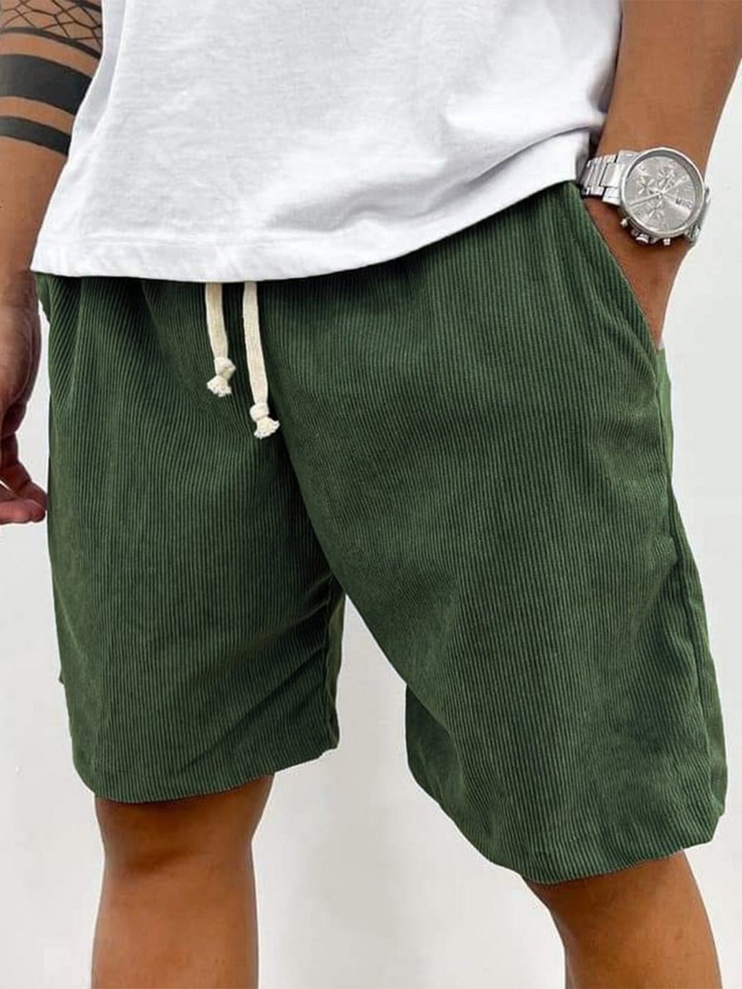 Men’s Shorts | Drawstring Waist Striped