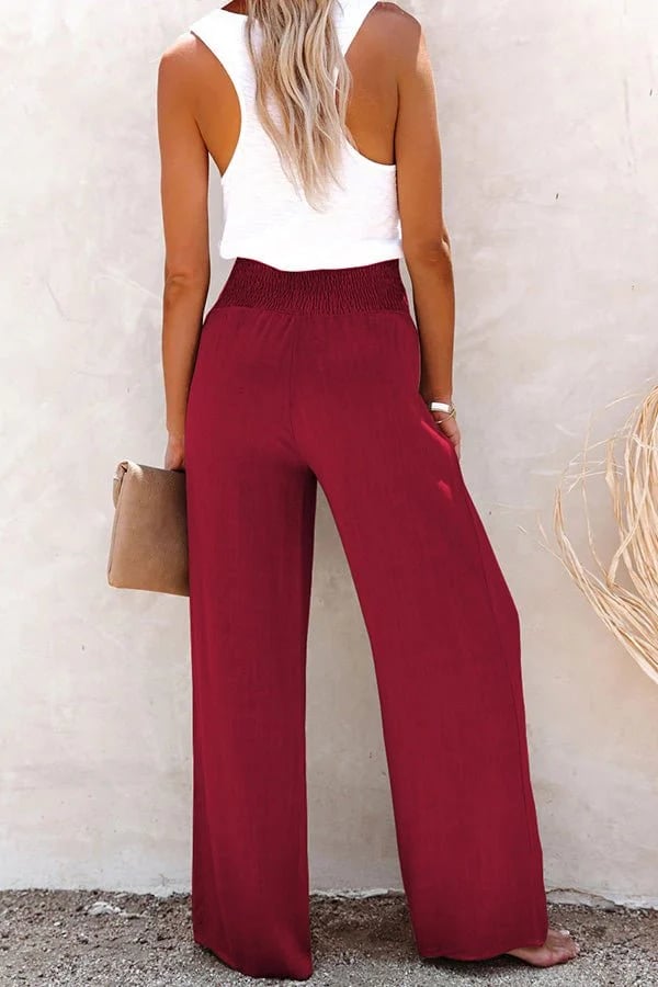 Women's Trousers | Elasticated High Waist