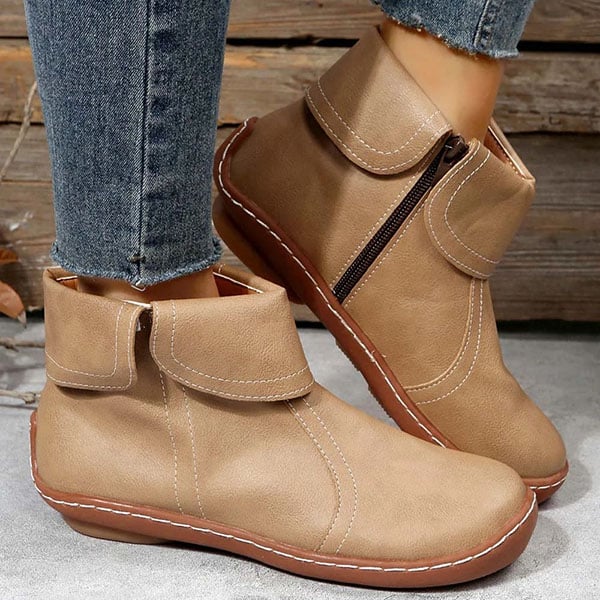 Boots for Women | Vintage-Style Contrast Stitching