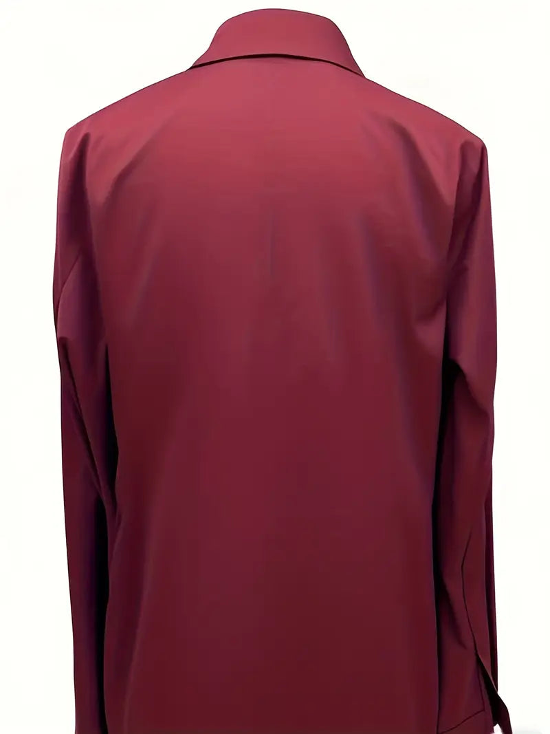 Women’s Blouse | Collared V-Neck