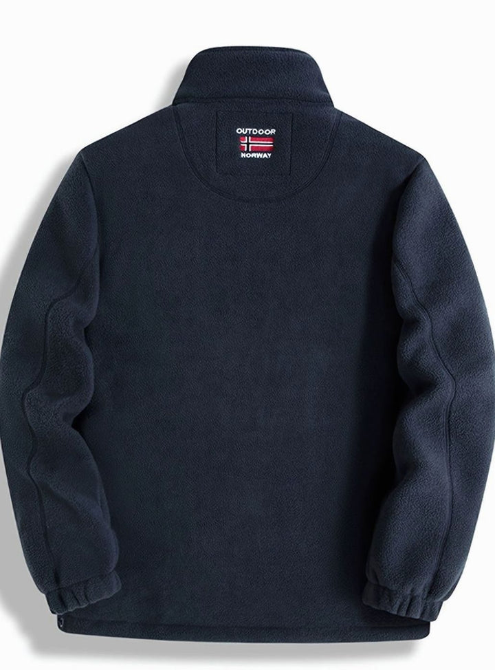 Elias | Men's Classic Full-Zip Stand-Collar Outdoor Fleece Jacket