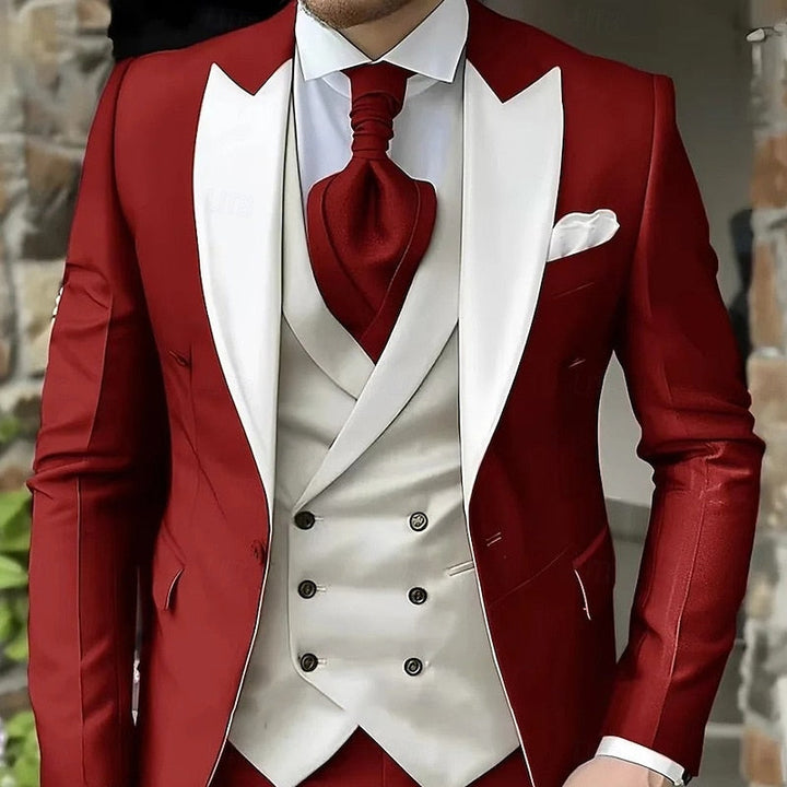 Elijah | Tailored Peak-Lapel Three-Piece Set