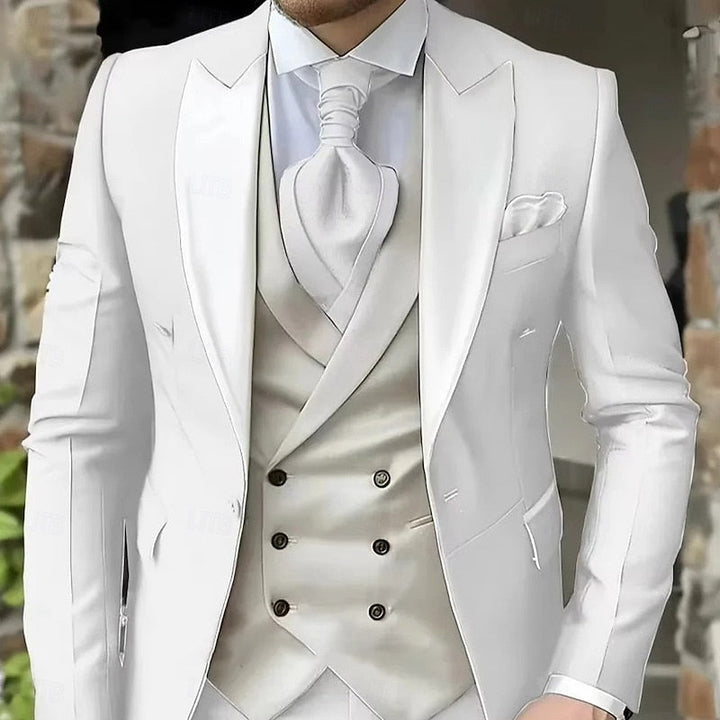 Elijah | Tailored Peak-Lapel Three-Piece Set