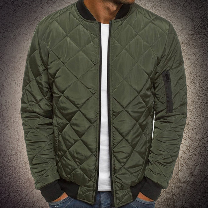 Errol | Men's Quilted Lightweight Zip-Up Bomber Jacket