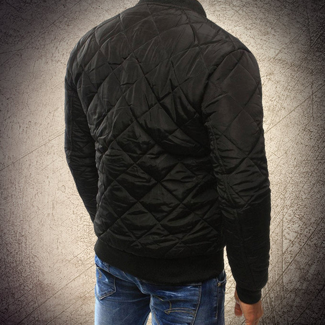 Errol | Men's Quilted Lightweight Zip-Up Bomber Jacket