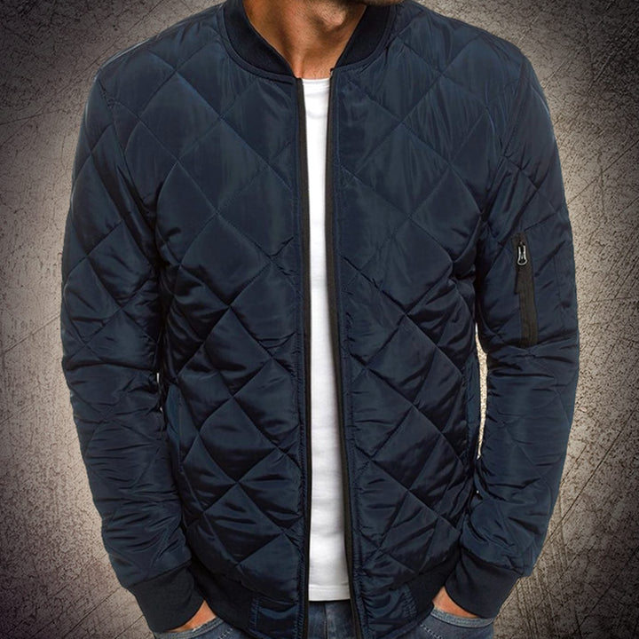 Errol | Men's Quilted Lightweight Zip-Up Bomber Jacket