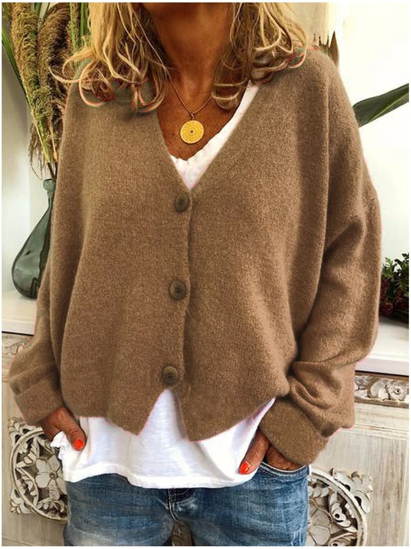 Women’s Cardigan | V-Neckline Button Front Closure