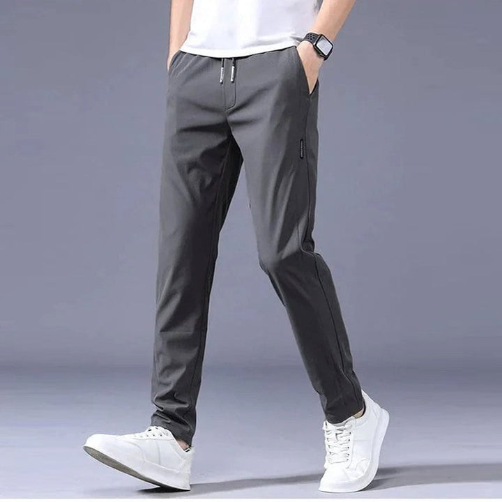 Men’s Trousers | Drawstring Waist Slim Fit