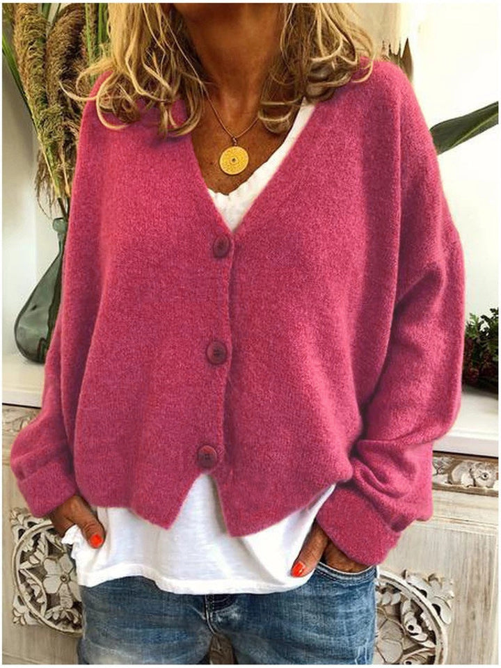 Women’s Cardigan | V-Neckline Button Front Closure