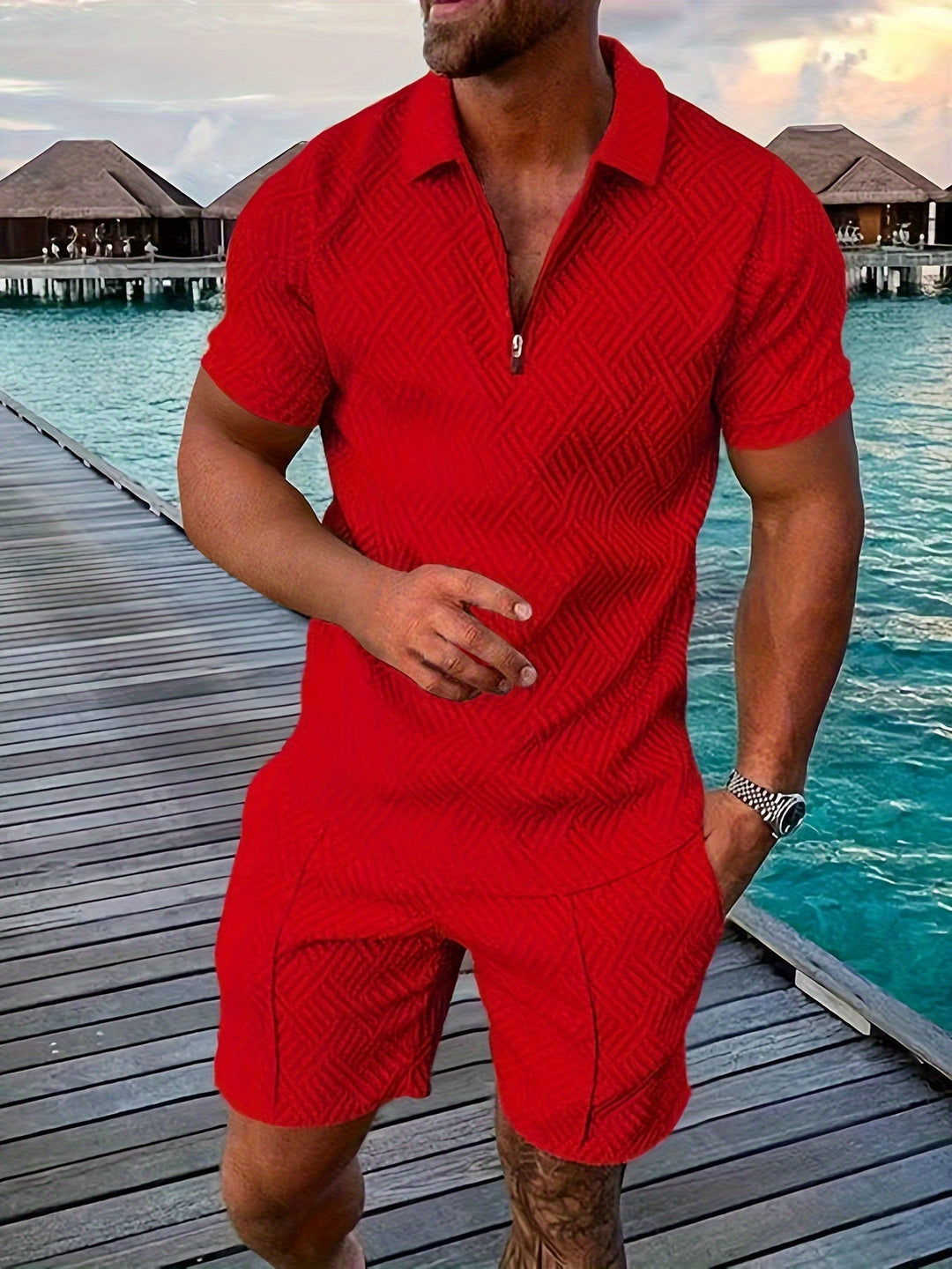 Men's Shirt & Shorts Set | Casual