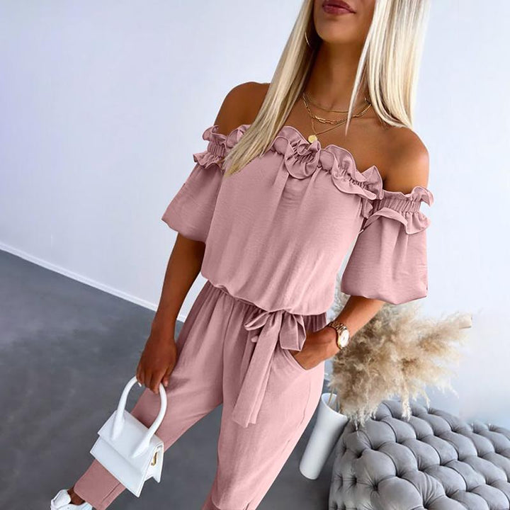 Women’s Jumpsuit | Off-shoulder Neckline