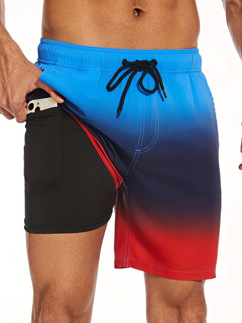 Men's Swim Trunks | Flamingo Print