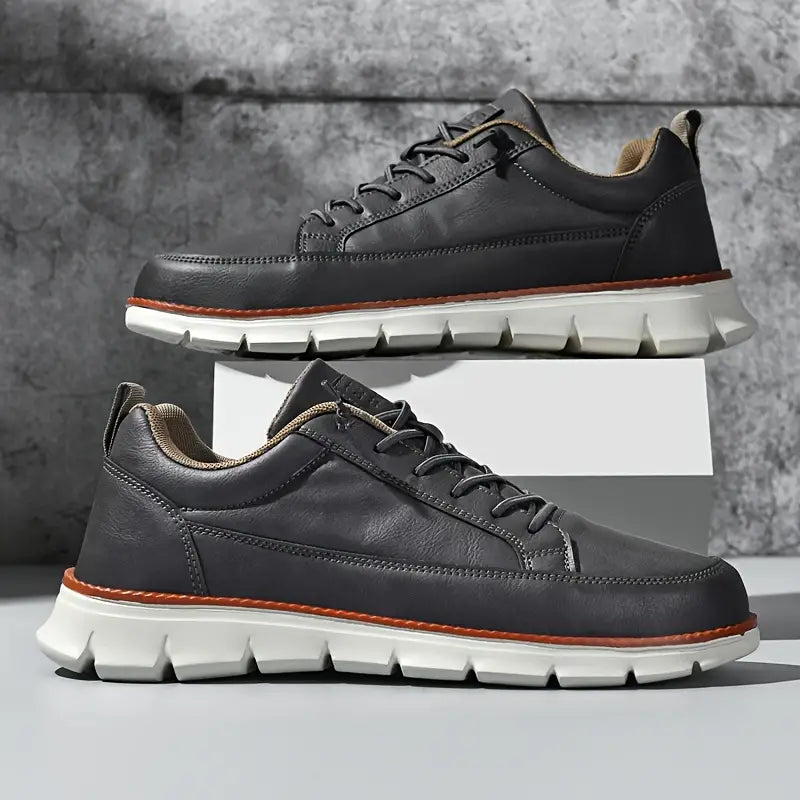 Men's Sneakers  | Lace-Up Rounded Toe