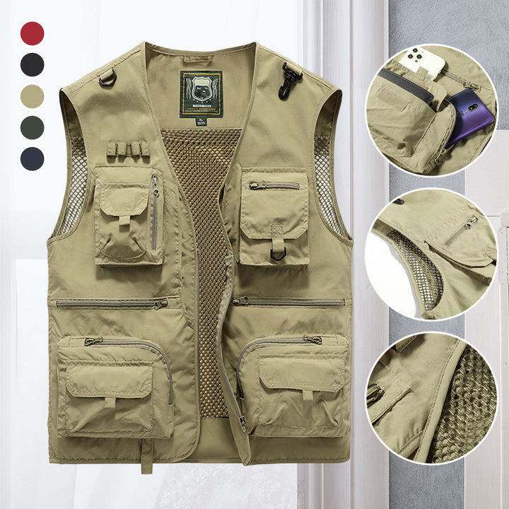 Men's Summer Vest | Multi Pocket Design