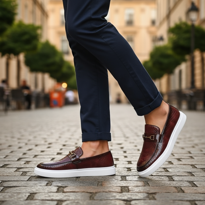 Men’s Loafers | Textured Slip-On Upper