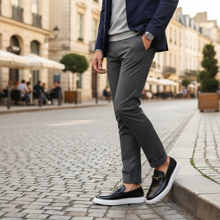 Men’s Loafers | Textured Slip-On Upper