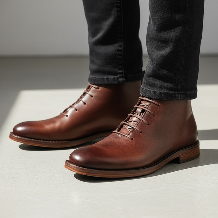 Men's Slip on Shoes | Minimal Lace-Up Ankle